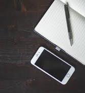 note book and phone