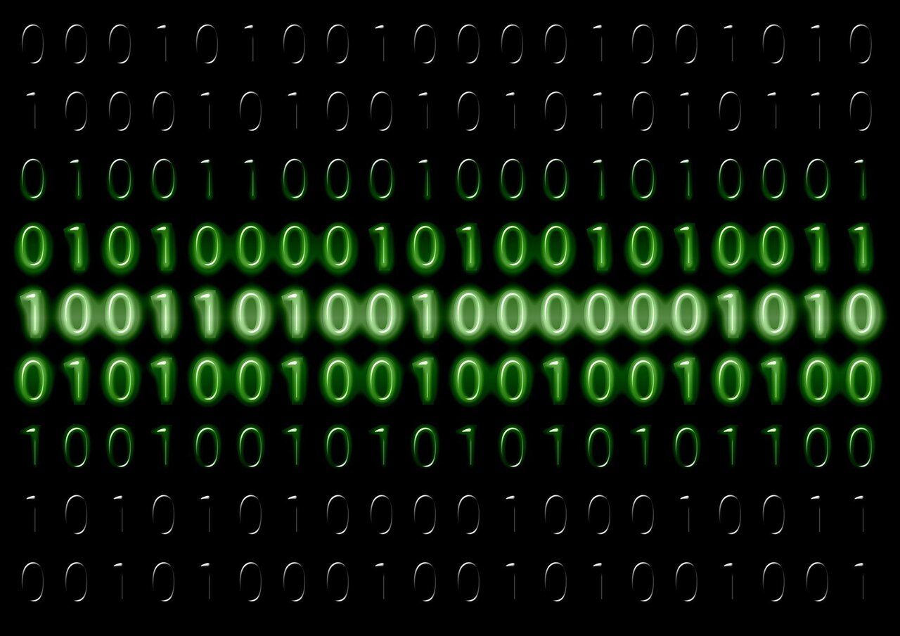 binary data storage system